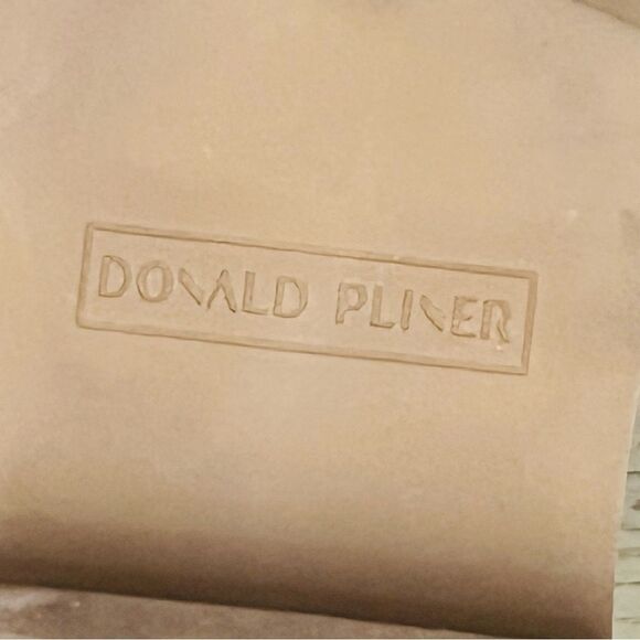 Donald Pliner Ankle Boot Women’s Eliaa Blush Patent Lace-Up Combat Shoes - Picture 13 of 15